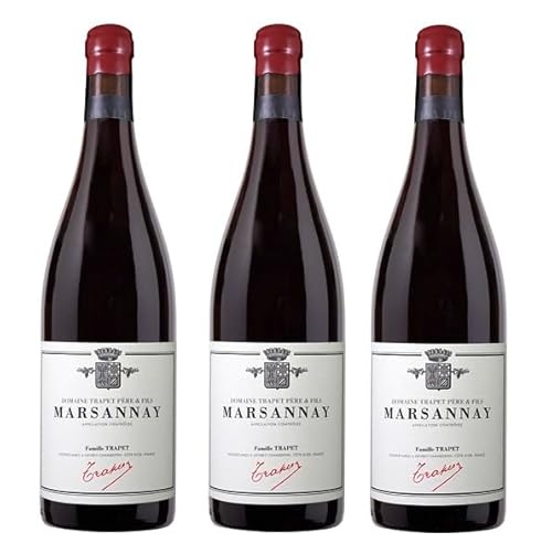 3x 0,75l - 2022er - Domaine Trapet - Rouge - Marsannay A.O.P. - Burgund - Frankreich - Rotwein trocken von Wein- und Genießerparadies