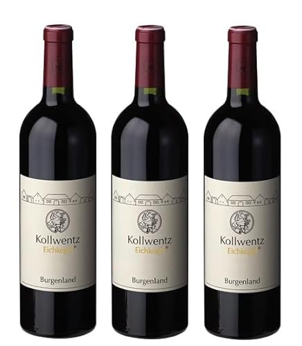 3x 0,75l - 2022er - Kollwentz - Römerhof - Eichkogel - Blaufränkisch & Zweigelt - Qualitätswein Burgenland - Österreich - Rotwein trocken 3x 0,75l - 2022er - Kollwentz - Römerhof - Eichkogel - Blaufränkisch & Zweigelt - Qualitätswein Burgenland - Österreich - Rotwein trocken von Wein- und Genießerparadies