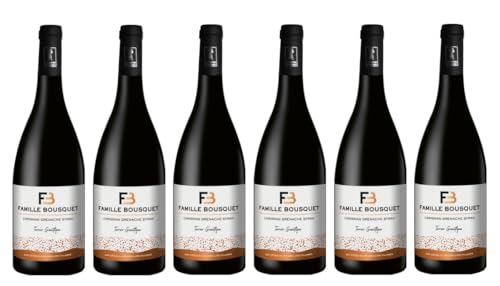 6x 0,75l - 2019er - Domaine Bousquet - Terroir Granifique - Carignan-Grenache-Syrah - Côtes de Roussillon-Villages - Frankreich - Rotwein trocken von Wein- und Genießerparadies