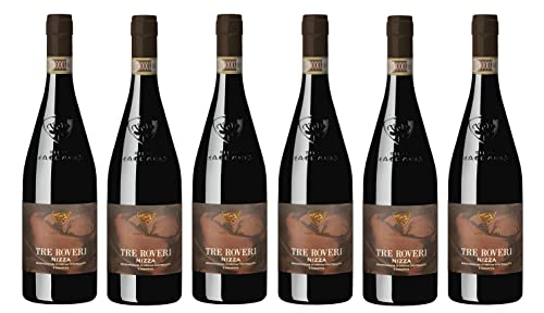 6x 0,75l - 2022er - Pico Maccario - Tre Roveri - Barbera Nizza D.O.C.G. - Piemonte - Italien - Rotwein trocken von Wein- und Genießerparadies