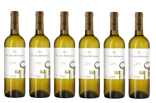 6x 0,75l - 2022er - Finca Antigua - Viura - Crianza sobre lías - La Mancha D.O.P. - Spanien - Weißwein trocken von Wein- und Genießerparadies