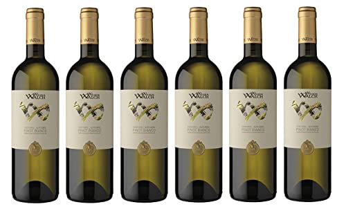 6x 0,75l - Weingut Wilhelm Walch - Pinot Bianco - Alto Adige D.O.P. - Südtirol - Italien - Weißwein trocken von Wein- und Genießerparadies
