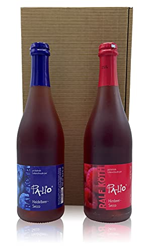Palio Secco Heidelbeere und Himbeere im Geschenkkarton von Wein & Secco Köth