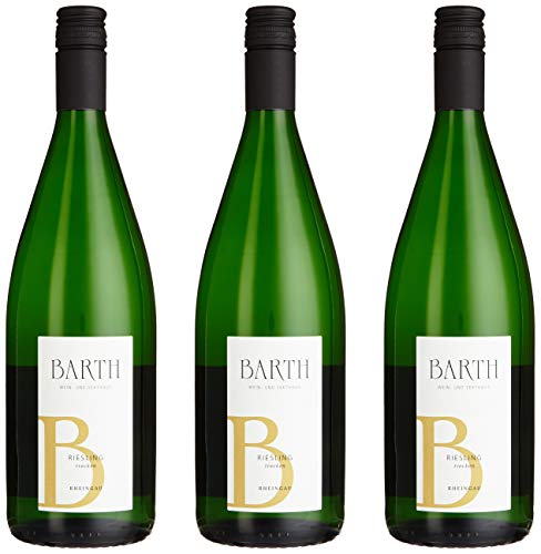 Wein - und Sektgut Barth Hattenheim Riesling 1 L, trocken (3 x 1 L) von Wein- und Sektgut Barth, Hattenheim