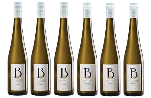 6x 0,75l - Wein- und Sektgut Barth - Charta - Riesling - Qualitätswein Rheingau - Deutschland - Weißwein halbtrocken von Wein- und Sektgut Barth