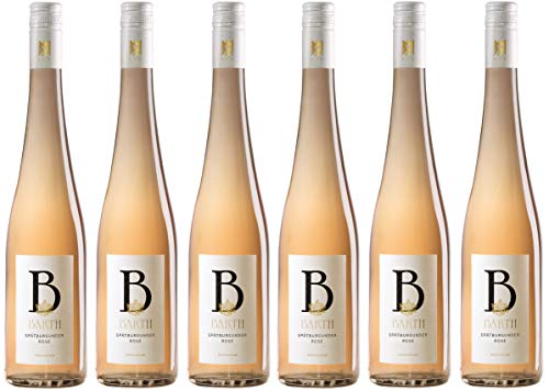 6x 0,75l - Wein- und Sektgut Barth - Spätburgunder Rosé - Qualitätswein Rheingau - Deutschland - Rosé-Wein trocken von Wein- und Sektgut Barth