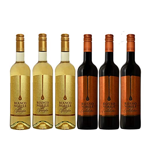 Bianco (3) et Rosso (3) Noblile alla Vaniglia et Cioccololata (6x0,75l) von rusepin