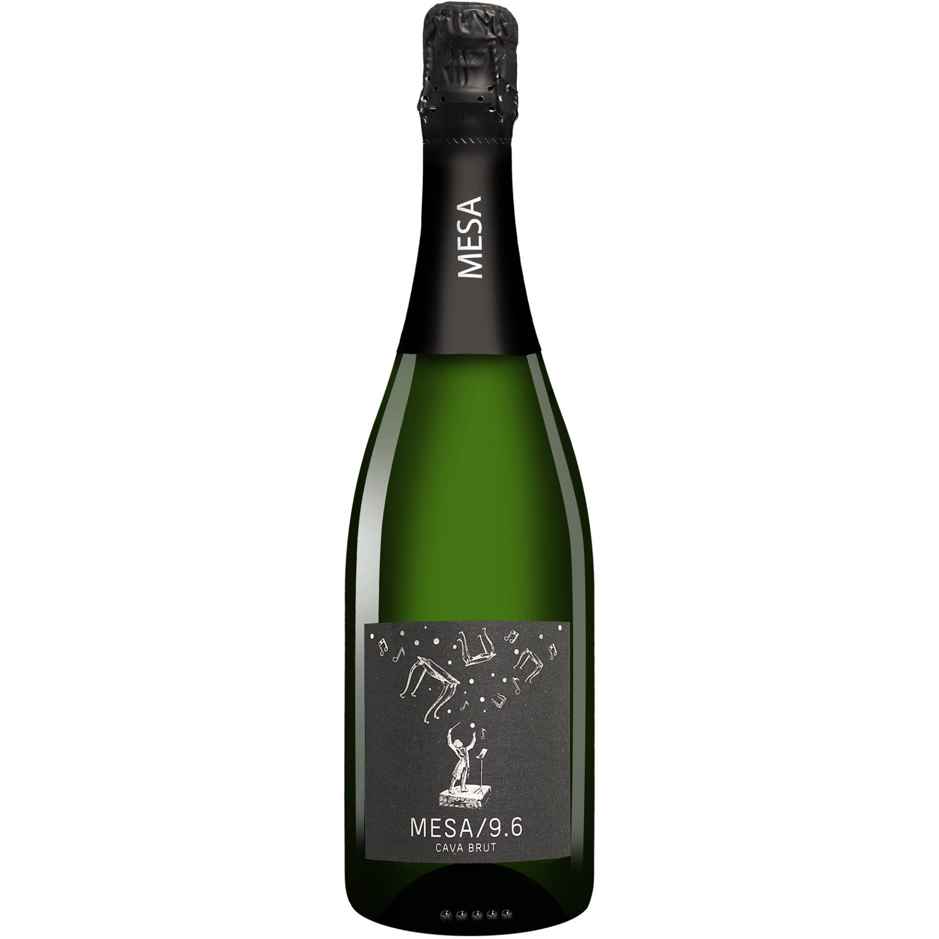 MESA/9.6 Cava  0.75L 11.5% Vol. Trocken aus Spanien von Wein & Vinos - Das Mesa-Projekt