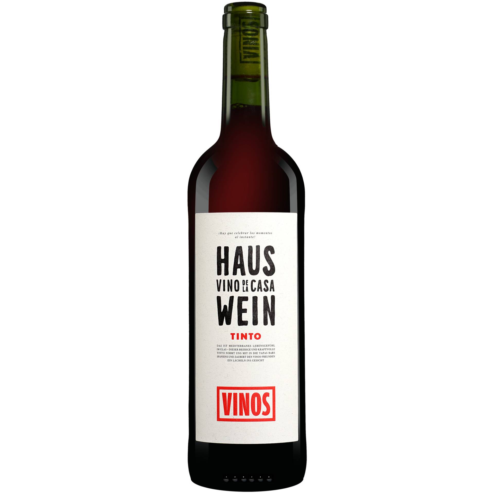 Hauswein Tinto  0.75L 13.5% Vol. Rotwein Trocken aus Spanien von Wein & Vinos - Hauswein