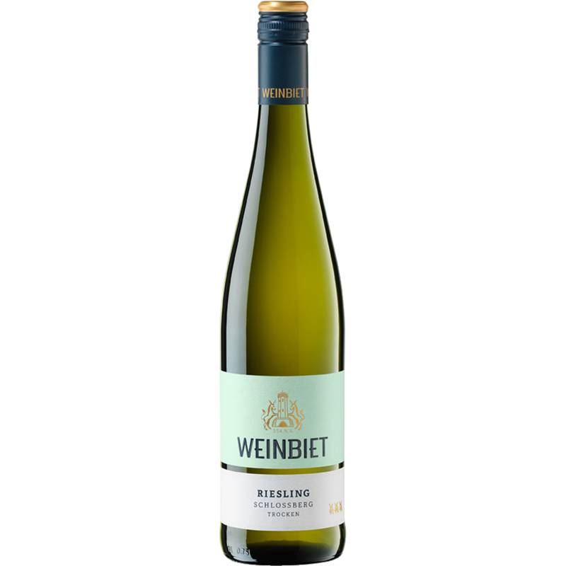 Weinbiet Haardter Schlossberg Riesling, Trocken, Pfalz, Pfalz, 2023, Weißwein von Weinbiet Manufaktur eG, An der Eelshaut 57, 67435 Neustadt