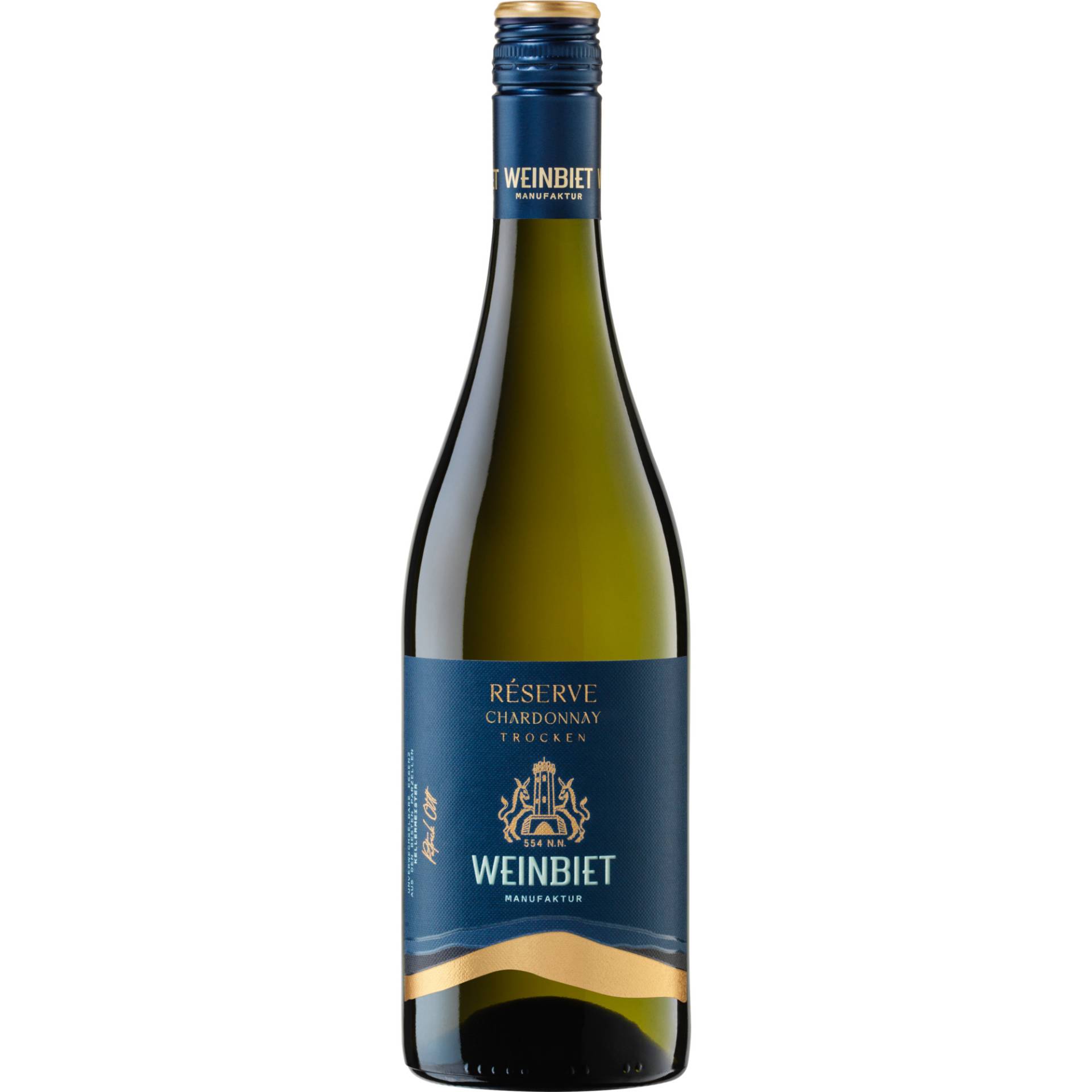 Weinbiet Chardonnay Réserve, Trocken, Pfalz, Pfalz, 2023, Weißwein Weinbiet Chardonnay Réserve, Trocken, Pfalz, Pfalz, 2023, Weißwein von Weinbiet Manufaktur eG, An der Eseslhaut 57, 67435 Neustadt