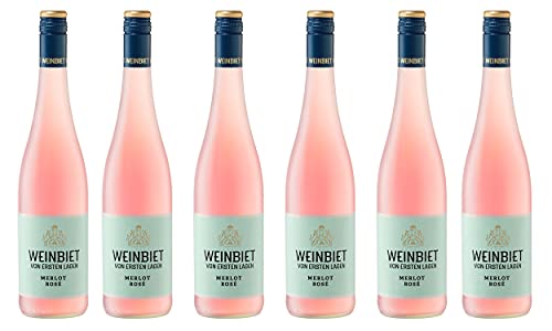 Weinbiet Manufaktur Merlot Rosé trocken Von Ersten Lagen (6 x 0,75l) von Weinbiet Manufaktur eG