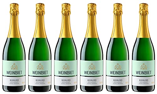 Weinbiet Manufaktur Riesling Sekt extra trocken (6 x 0,75l) von Weinbiet Manufaktur eG