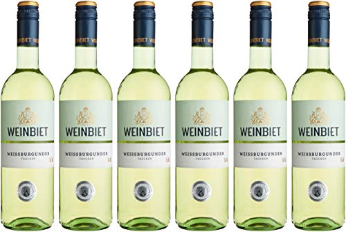 Weinbiet Manufaktur eG Weissburgunder trocken Weißwein (6 x 0.75 l) von Weinbiet Manufaktur eG