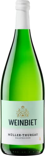 Müller-Thurgau, Pfälzer Landwein halbtrocken 2021, WG Weinbiet, 1,0l Müller-Thurgau, Pfälzer Landwein halbtrocken 2021, WG Weinbiet, 1,0l von Weinbiet