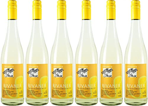 6x Rivaner - Neues Franken 2021 - Weinerlebnis Stühler, Franken - Weißwein von Weinerlebnis Stühler