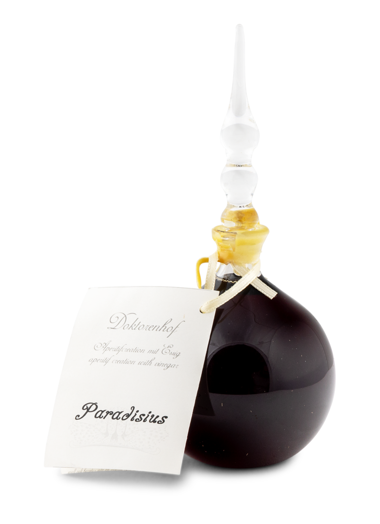 Paradisius - Elixier mit Granatapfel Weinessig mit Granatapfel Paradisius - Elixier mit Granatapfel Weinessig mit Granatapfel von Weinessiggut Doktorenhof Wiedemann GmbH