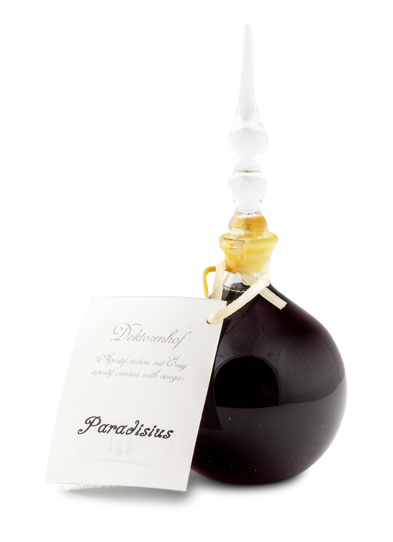 Paradisius - Elixier mit Granatapfel Weinessig mit Granatapfel von Weinessiggut Doktorenhof Wiedemann GmbH