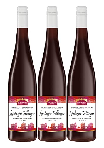 Lemberger mit Trollinger trocken, Neipperger Steingrube, Weingärtner Stromberg-Zabergäu, Brackenheim, Jahrgang 2019 (3 x 0,75 l) von Weingärtner Stromberg-Zabergäu eG