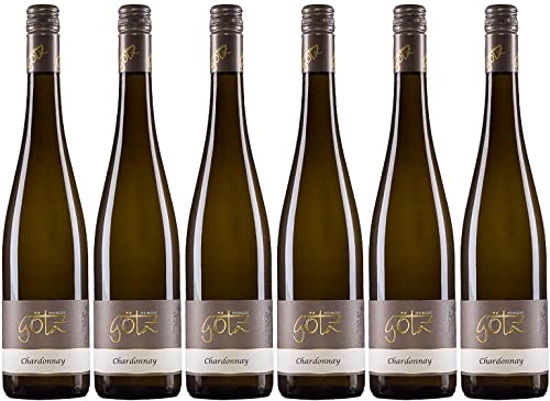 6x Chardonnay trocken 2023 - Weingut Albert Götz KG, Pfalz - Weißwein von Weingut Albert Götz KG