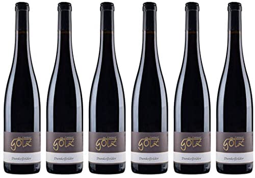 6x Dunkelfelder trocken 2021 - Weingut Albert Götz KG, Pfalz - Rotwein von Weingut Albert Götz KG