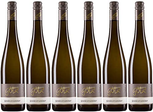 6x Gewürztraminer lieblich 2021 - Weingut Albert Götz KG, Pfalz - Weißwein von Weingut Albert Götz KG