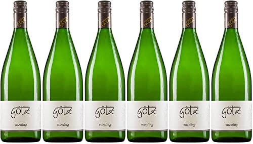 6x Riesling trocken 2022 - Weingut Albert Götz KG, Pfalz - Weißwein von Weingut Albert Götz KG