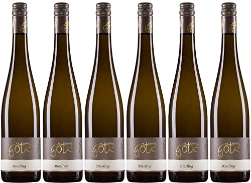 6x Riesling 'vom Kalkmergel' 2023 - Weingut Albert Götz KG, Pfalz - Weißwein von Weingut Albert Götz KG