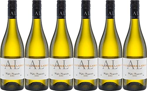 6x Weißer Burgunder Trocken Sc 2021 - Weingut Alexander Laible, Baden - Weißwein von Weingut Alexander Laible