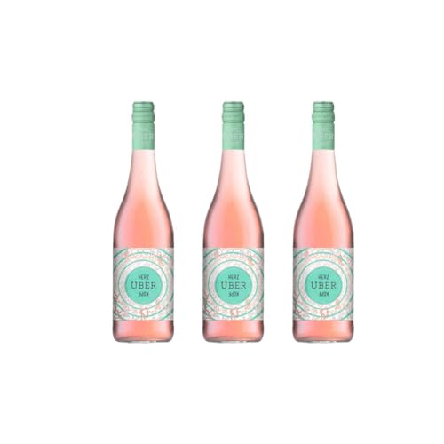 Weingut Ambs Herz über Kopf QbA Rosé trocken 0,75l 3 Flaschen Weingut Ambs Herz über Kopf QbA Rosé trocken 0,75l 3 Flaschen von Weingut Ambs