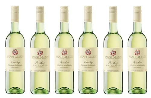 6x 0,75l - 2023er - Weingut Anselmann - Riesling - Kabinett halbtrocken - Prädikatswein Pfalz - Deutschland - Weißwein halbtrocken 6x 0,75l - 2023er - Weingut Anselmann - Riesling - Kabinett halbtrocken - Prädikatswein Pfalz - Deutschland - Weißwein halbtrocken von Weingut Anselmann