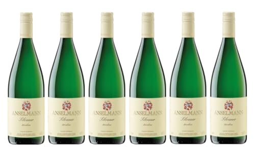 6x 1,0l - 2022er - Weingut Anselmann - Silvaner - LITER - Qualitätswein Pfalz - Deutschland - Weißwein trocken von Weingut Anselmann