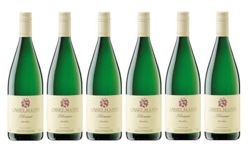 6x 1,0l - 2023er - Weingut Anselmann - Silvaner - LITER - Qualitätswein Pfalz - Deutschland - Weißwein trocken von Weingut Anselmann