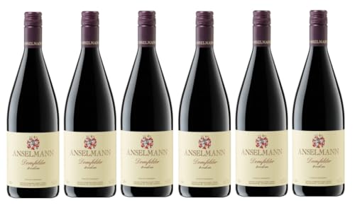 6x 1,0l - Weingut Anselmann - Dornfelder - trocken - LITER - Qualitätswein Pfalz - Deutschland - Rotwein trocken von Weingut Anselmann