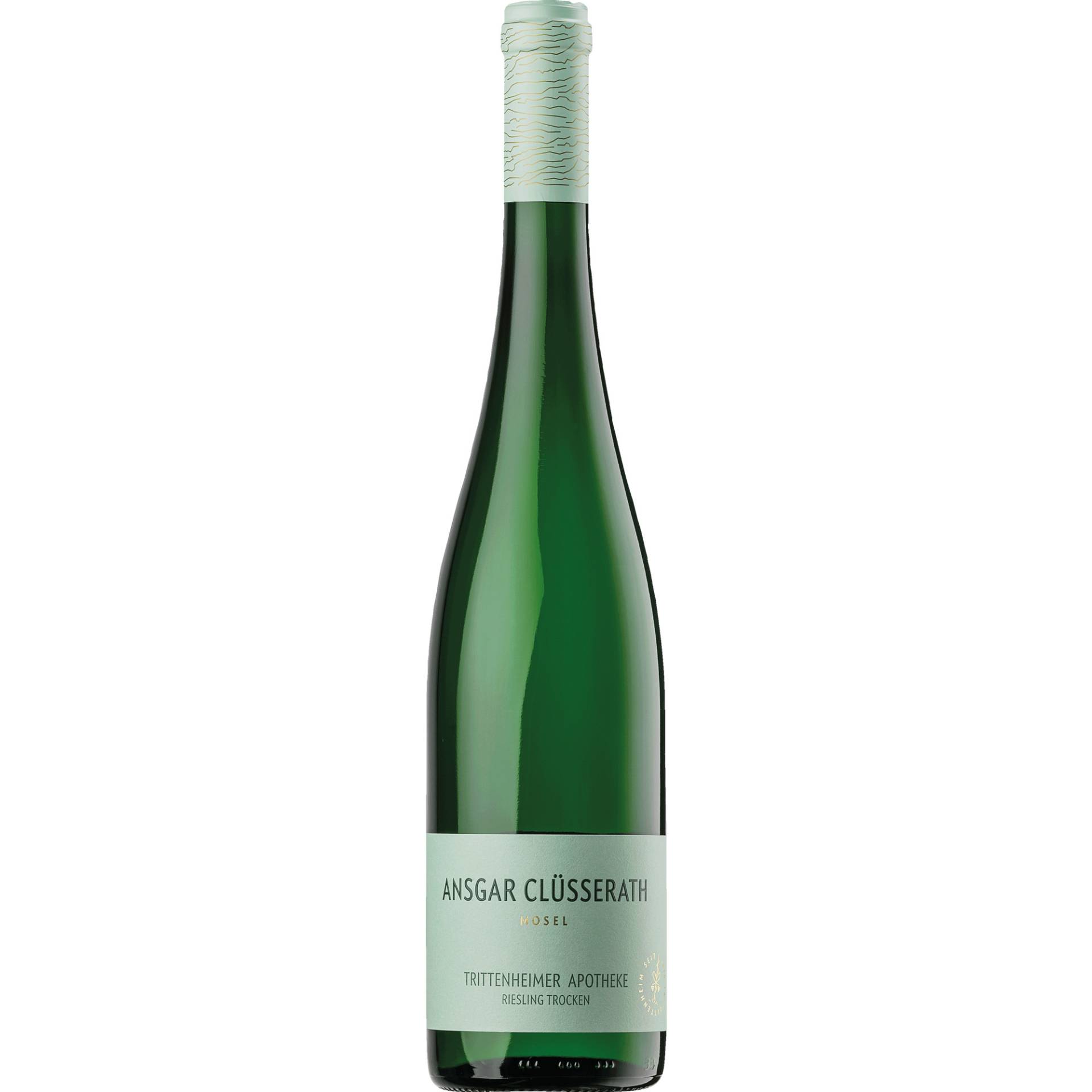 Trittenheimer Apotheke Riesling, Trocken, Mosel, Mosel, 2021, Weißwein von Weingut Ansgar Clüsserath, D - 54349 Trittenheim