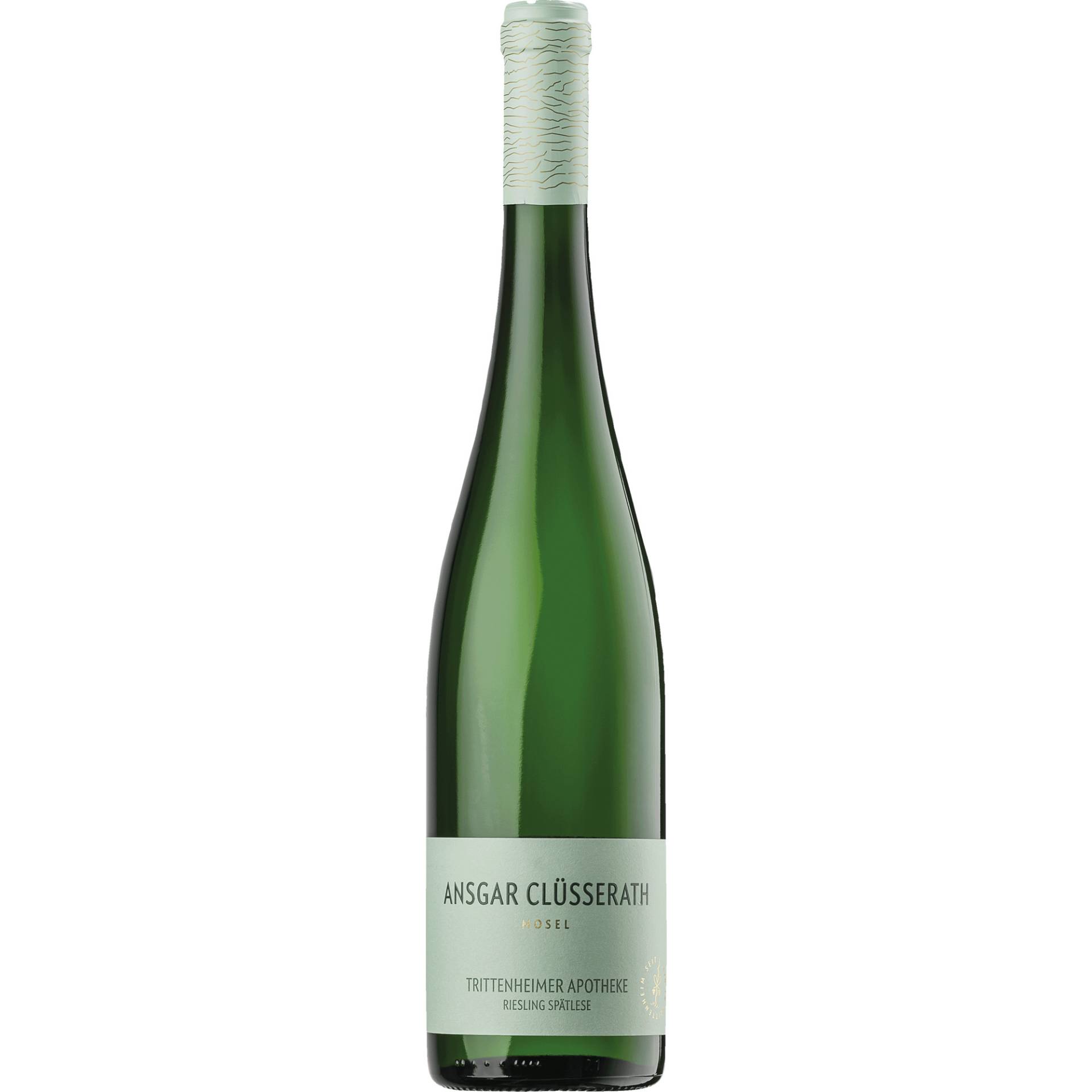 Trittenheimer Apotheke Riesling Spätlese, Mosel, Mosel, 2022, Weißwein von Weingut Ansgar Clüsserath, D - 54349 Trittenheim