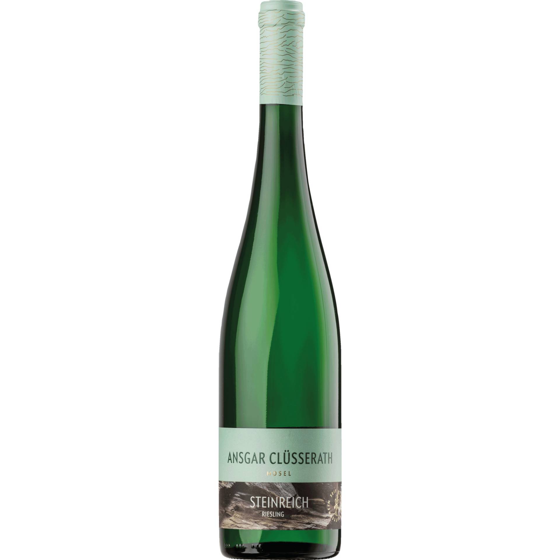 Trittenheimer Steinreich Riesling, Trocken, Mosel, Mosel, 2021, Weißwein von Weingut Ansgar Clüsserath, D - 54349 Trittenheim