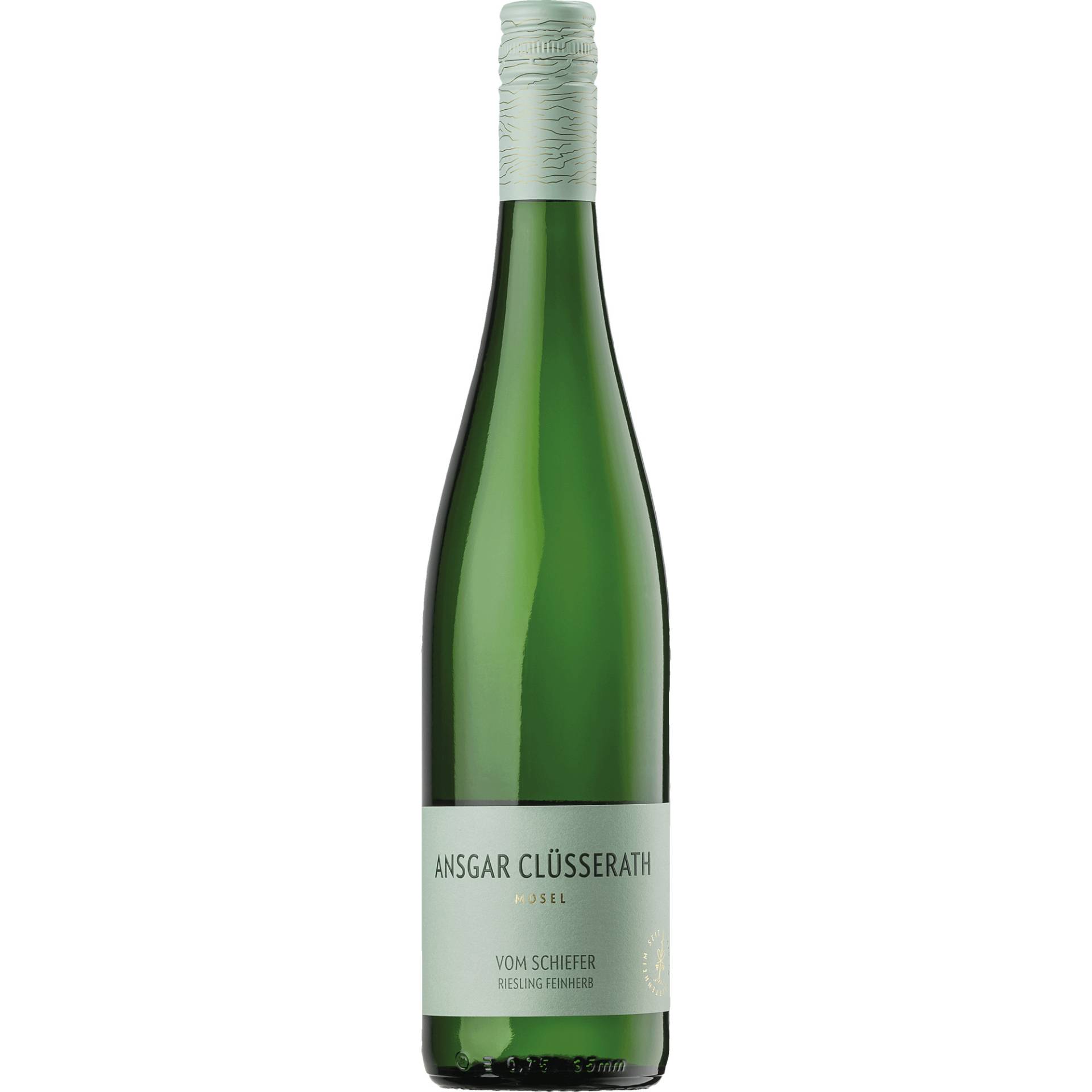 Vom Schiefer Riesling, Feinherb, Mosel, Mosel, 2021, Weißwein von Weingut Ansgar Clüsserath, D - 54349 Trittenheim