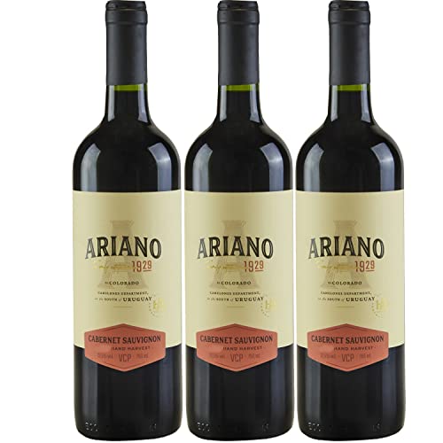 Ariano Cabernet Sauvignon Rotwein Wein Trocken Uruguay (3 x 0,75l) von Weingut Ariano