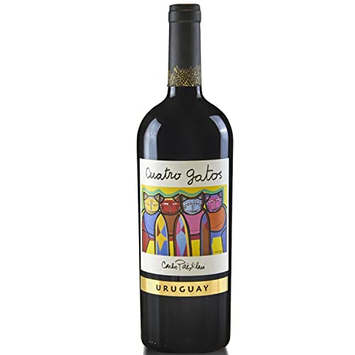 Ariano Cuatro Gatos Tannat Cabernet Sauvignon Rotwein Wein Trocken Uruguay (1 x 0,75l) von Weingut Ariano
