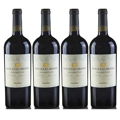 Don Julio Ariano Tannat Merlot Syrah Rotwein Wein Trocken Uruguay (4 x 0,75l) von Weingut Ariano