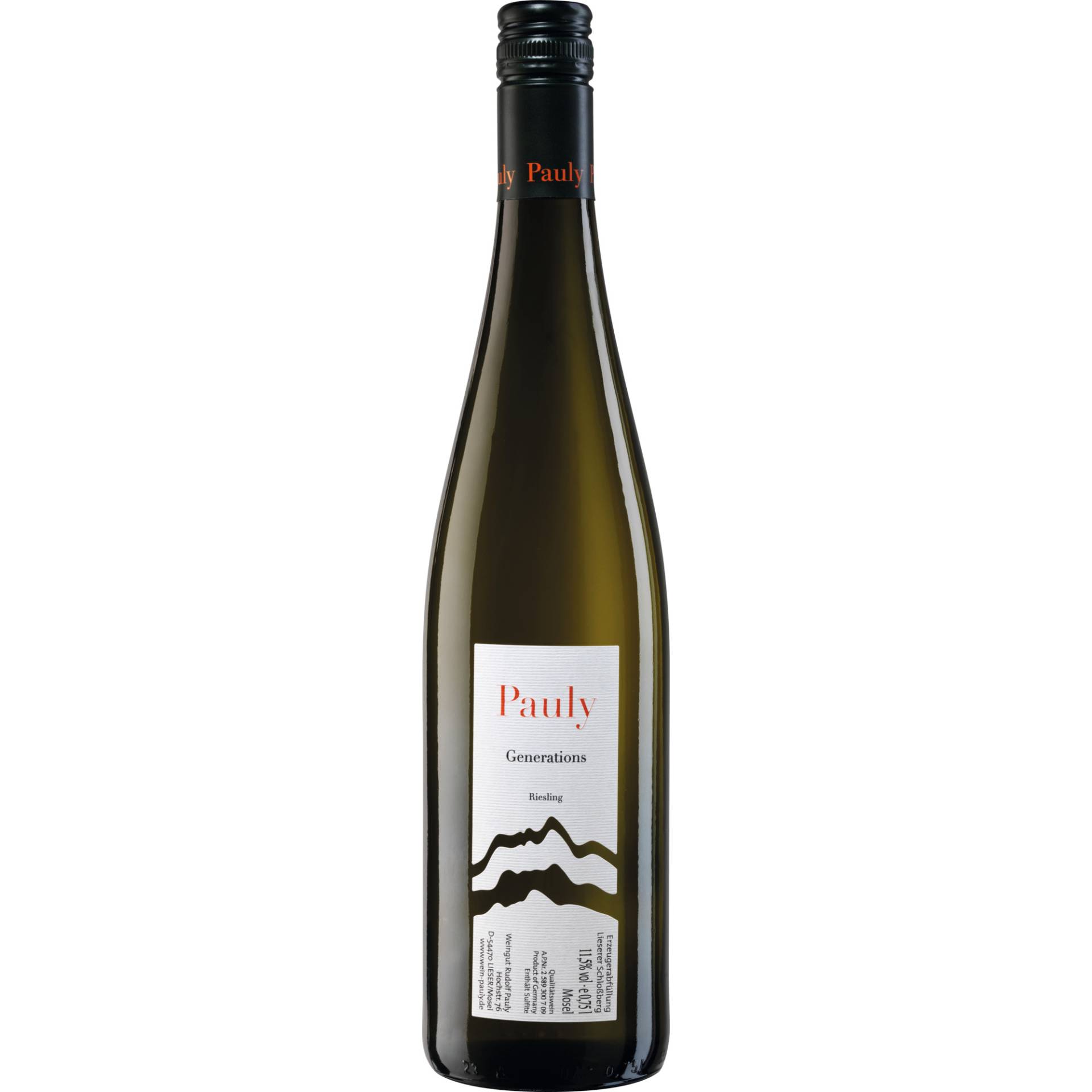 Generations Riesling, Feinherb, Mosel, Mosel, 2023, Weißwein Generations Riesling, Feinherb, Mosel, Mosel, 2023, Weißwein von Weingut Axel Pauly, Hochstr. 80 D - 54470 Lieser
