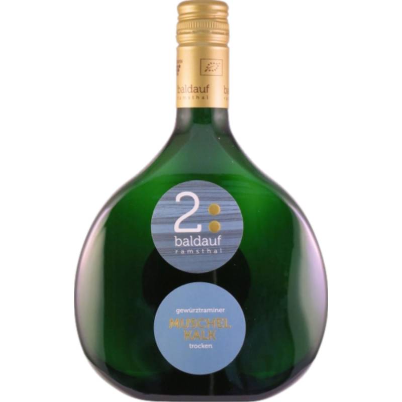 Baldauf Muschelkalk Gewürtztraminer, Trocken, Franken, Franken, 2022, Weißwein von Weingut Baldauf - Hauptstrasse 42 97729 Ramsthal - DE