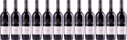 12x Syrah Terre Siciliane 2021 - Weingut Barone Montalto, Terre Siciliane IGT - Rotwein von Weingut Barone Montalto