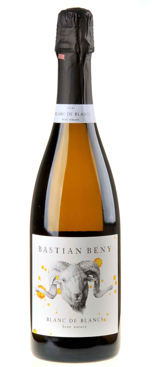 Weingut Bastian Beny Blanc de Blancs Brut Nature 2022 von Weingut Bastian Beny