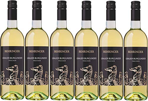 Weingut Behringer Grauer Burgunder Qualitätswein trocken (6 x 0,75L) von Weingut Behringer
