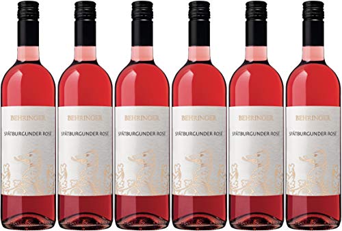 Weingut Behringer Spätburgunder Rosé Qualitätswein mild (6 x 0,75L) von Weingut Behringer