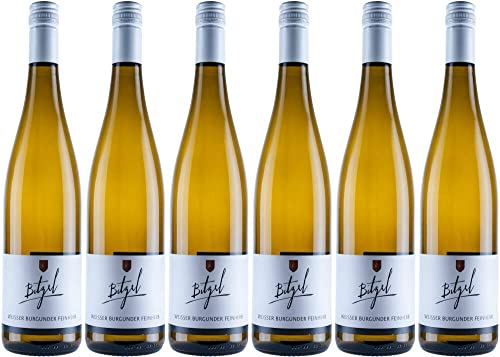 6x Weißburgunder Classic 2020 - Weingut Bitzel, Pfalz - Weißwein von Weingut Bitzel