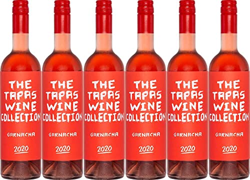6x The Tapas Wine Collection Garnacha Rosé 2020 - Weingut Bodegas Carchelo, Navarra - Rosé von Weingut Bodegas Carchelo
