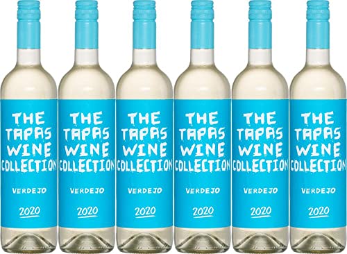6x The Tapas Wine Collection Verdejo 2021 - Weingut Bodegas Carchelo, Rueda - Weißwein 6x The Tapas Wine Collection Verdejo 2021 - Weingut Bodegas Carchelo, Rueda - Weißwein von Weingut Bodegas Carchelo